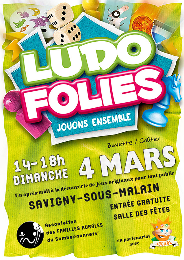 Les Ludofolies à Savigny-sous-Malain le 4 mars 2018